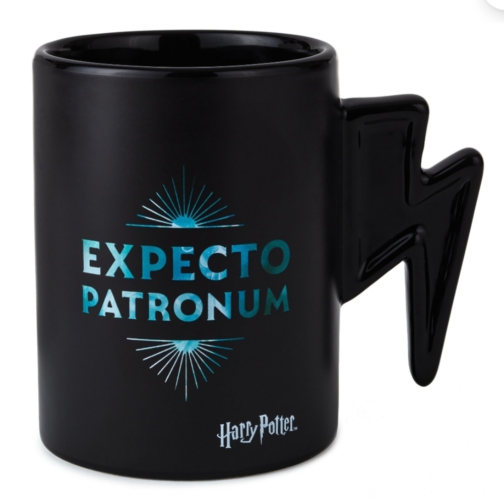 Hallmark Harry Potter Expecto Patronum Black Mug New